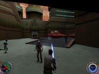 une photo d'Ã©cran de Star Wars - Jedi Knight 2 - Jedi Outcast sur Microsoft X-Box